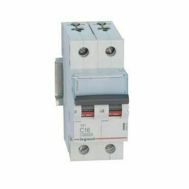 Jistič dvoupolový LEGRAND 404205 TX3 2P C16 10000A