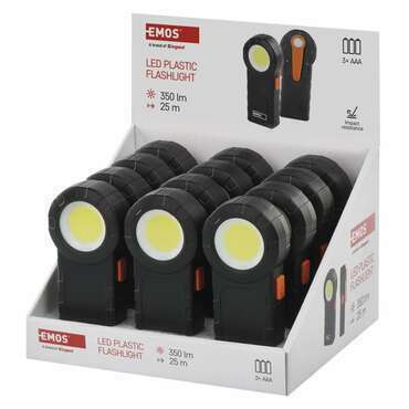 EMOS P4715 COB LED SVÍTILNA – 3×AAA 12KS
