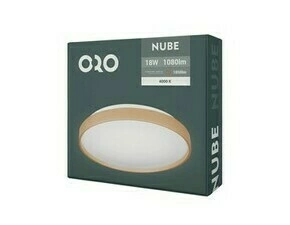 Nástěnné a stropní LED svítidlo LED-POL Nube Gold 18W neutrální bílá