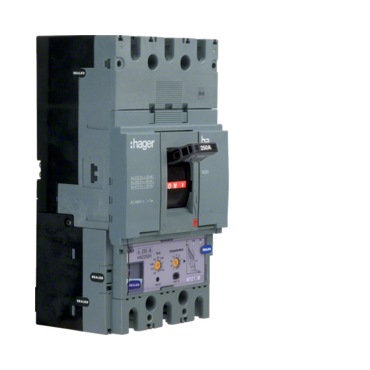 HAG HEW250JR Kompaktní jistič h3+ P630 LSI 70 kA, 3-pólový, In 250 A