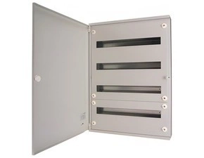 Rozvodnice nástěnná EATON 283044 BF-O-3/72-G-C, šedé dveře, N/PE svorkovnice, 3 řady modulů