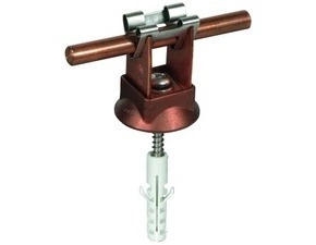 DEHN 207107  Držák vedení grip Cu f. O 8mm H 20mm s hmoždinkou 8x40mma vrutem DEHN DEHN