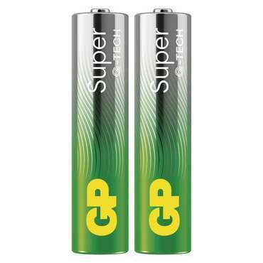 Baterie alkalická GP SUPER B01102 AAA (LR03) 2SH