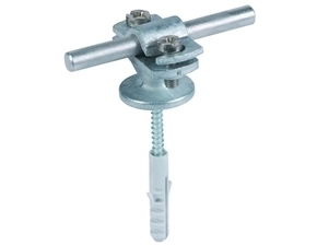 DEHN 275160  Podpěra vedení s prstencem odlitek Zn pro prům. 7-10mm, FeZn, s upevňovacím materiá DEH DEHN