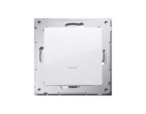 Ovladač zapínací SIMON 54 DP1L.01/11, s orientačním LED podsvětlením bez piktogramu, řazení 1/0So, b