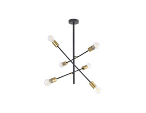 Svítidlo závěsné RABALUX 2104 LANNY černá E27 6x MAX 15W