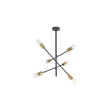 Svítidlo závěsné RABALUX 2104 LANNY černá E27 6x MAX 15W