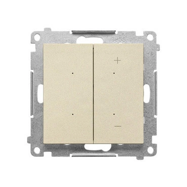 Stmívač ovětlení SIMON TESW1W.01/144, pro LED pásky tlačítkový, Dimmer W, Wi-Fi, champagne matná