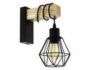 EGLO WL/1 SCHWARZ/EICHE-OPTIK 'TOWNSHEND 5'