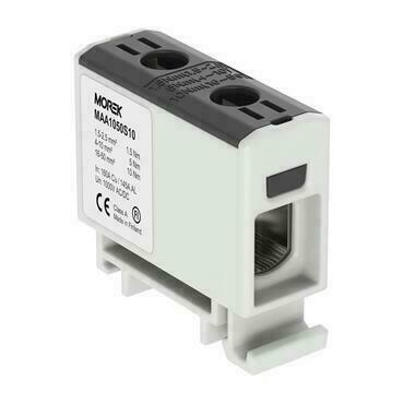 MOREK MAA1050S10 Univerzální řadová svorka OTL 50-1xAl/Cu 1,5-50mm2 1000V černá