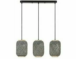 Svítidlo závěsné RABALUX 72093 ADALLA matná černá E27 3x MAX 40W