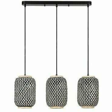 Svítidlo závěsné RABALUX 72093 ADALLA matná černá E27 3x MAX 40W