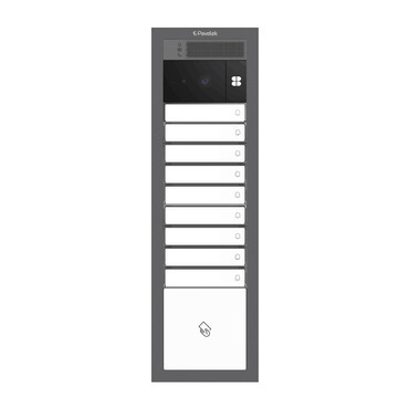 DV SYSTEM: 6 až 9 tlačítek + KAMERA + BOD Lite: čtečka RFID čipů MIFARE 13,56MHz (4M) - Do zdi