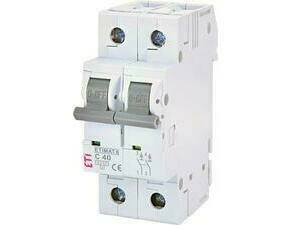 Jistič dvoupolový ETI 002143520, ETIMAT 6 2p C40