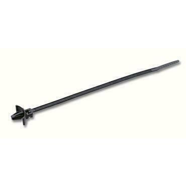 CIMCO 181850 Vázací páska s příchytkou černá 140 x 3,5 mm (100 ks)