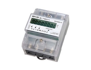 RCT DRT428-DC-V3, 3-phase electricity meter, 80A, 2x230V/400V