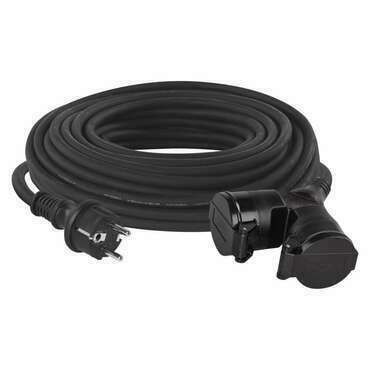 EMOS P0603 PRODL. 2Z 20M 3× 1,5 GUMA,IP44