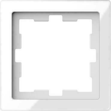 SCHN MTN4010-6520 Merten - Rámeček jednonásobný, D-Life, sklo, Crystal White