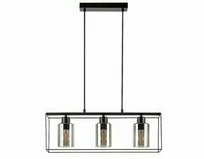 Svítidlo závěsné RABALUX 72033 CHADWICK černá E27 3x MAX 25W