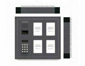 CZPHONE 4004093049 FlatLine: ANTRACIT - MELODY: klávesnice až 64 jmen (papírové jmenovky) (3M) - NA