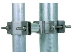 DEHN 105161  Upevňovací třmen pro trubky D 40-50mm pro DS 35mm pro stojící trubky D 45-65mm nere DEH DEHN