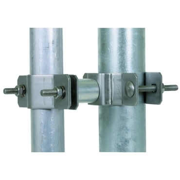 DEHN 105161  Upevňovací třmen pro trubky D 40-50mm pro DS 35mm pro stojící trubky D 45-65mm nere DEH DEHN