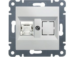 HAG WL2150 Datová zásuvka 1 x RJ45 - cat.6 UTP - bílá, Lumina