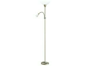 Stojací lampa Diana saténová chromová E27 1×60W RABALUX 4067