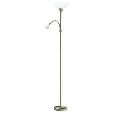 Stojací lampa Diana saténová chromová E27 1×60W RABALUX 4067