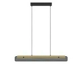 Svítidlo závěsné EGLO LED-ZIG-RGB CCT HL SCHWARZ HOLZ KOKOMO-