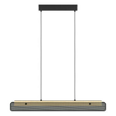 Svítidlo závěsné EGLO LED-ZIG-RGB CCT HL SCHWARZ HOLZ KOKOMO-