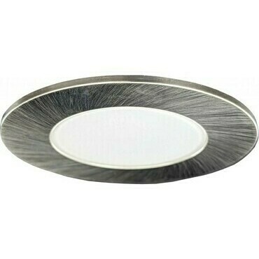 LED svítidlo vestavné GREENLUX LED BONO-R Matt chrome 5W WW