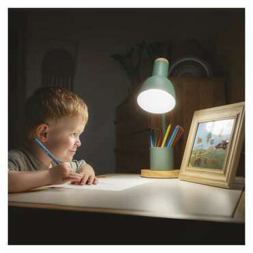 EMOS Z7640GR STOLNÍ LAMPA POPPY ZELENÁ