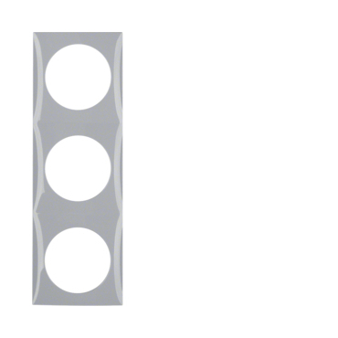 HAG 918192507 Rámeček 3-násobný, Integro Flow, šedá, lesk