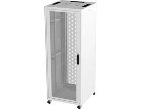 Rozvaděč stojanový WIREX 42U6060PEJD, 19", 42U, 600x600 mm, perforované jednokřídlé dveře