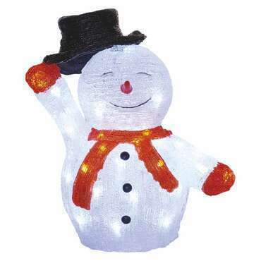 EMOS DCFC18 40LED SNOWMAN IP44 CW