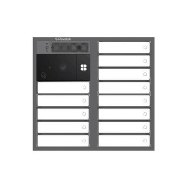 DV SYSTEM: 10 až 13 tlačítek + KAMERA + BOD Lite: čtečka RFID čipů MIFARE 13,56MHz (2M+2M) - Na zeď