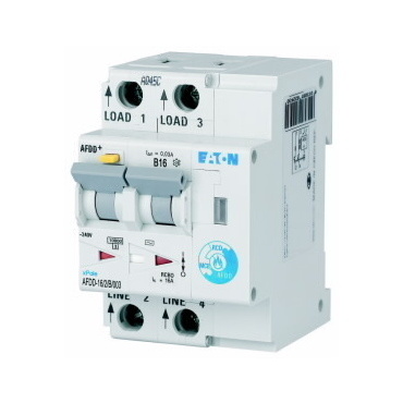 EATON 187203 AFDD-16/2/B/003 Proudový chránič s naproud. a oblouk. ochranou, In=16A,  char.B, 10kA,