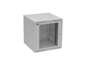 Rozvaděč nástěnný SOLARIX GrandN-12U-66-11-G, 19", 12U, RAL 7035, 600x600 mm, skleněné dveře