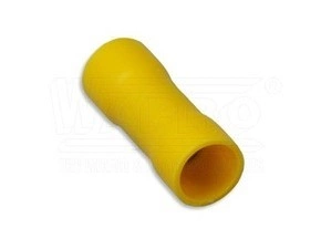 wpr8982 SPIP-6 Cu lisovací spojka trubková izolovaná PVC, paralelní, 4,0 - 6,0 mm2, žlutá