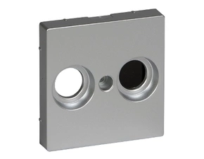 SCHN MTN4122-0460 Merten - Centrální deska pro anténní zásuvku 2 otvory, System M, Aluminium