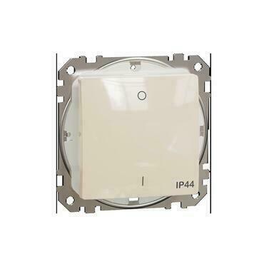 SCHN SDD212102 Sedna D/E - Spínač dvojpólový řazení 2 IP44, Béžová