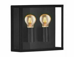 Svítidlo venkovní EGLO AL-WL 2 E27 SCHWARZ KLAR ALAMONTE 1, nástěnné