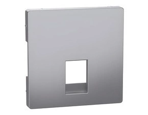 SCHN MTN4215-6036 Centrální deska, Merten D-Life, pro telefonní zásuvky RJ11/RJ12, Stainless Steel