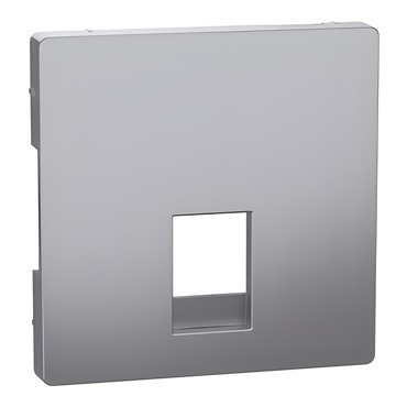 SCHN MTN4215-6036 Centrální deska, Merten D-Life, pro telefonní zásuvky RJ11/RJ12, Stainless Steel