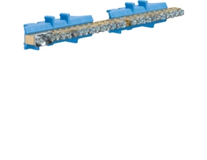 HAG KM25N Přídavná svorka N se soklem (1x25 + 11x16 + 13x10mm