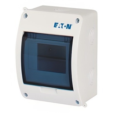 Rozvodnice nástěnná EATON 280345 BC-O-1/5-ECO, průhledné plast. dveře, 1 řada, 5 modulů
