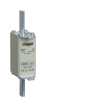 HAG LNH1160M Pojistka nožová NH1 gG 500V 160A dvojitá signalizace