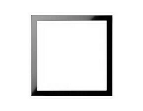 Rámeček Matrix SIMON 10000610-138, 1 násobný, černá