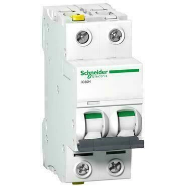 SCHN A9F07220 Jistič Acti9 iC60H 2P 20A C 10kA RP 0,26kč/ks